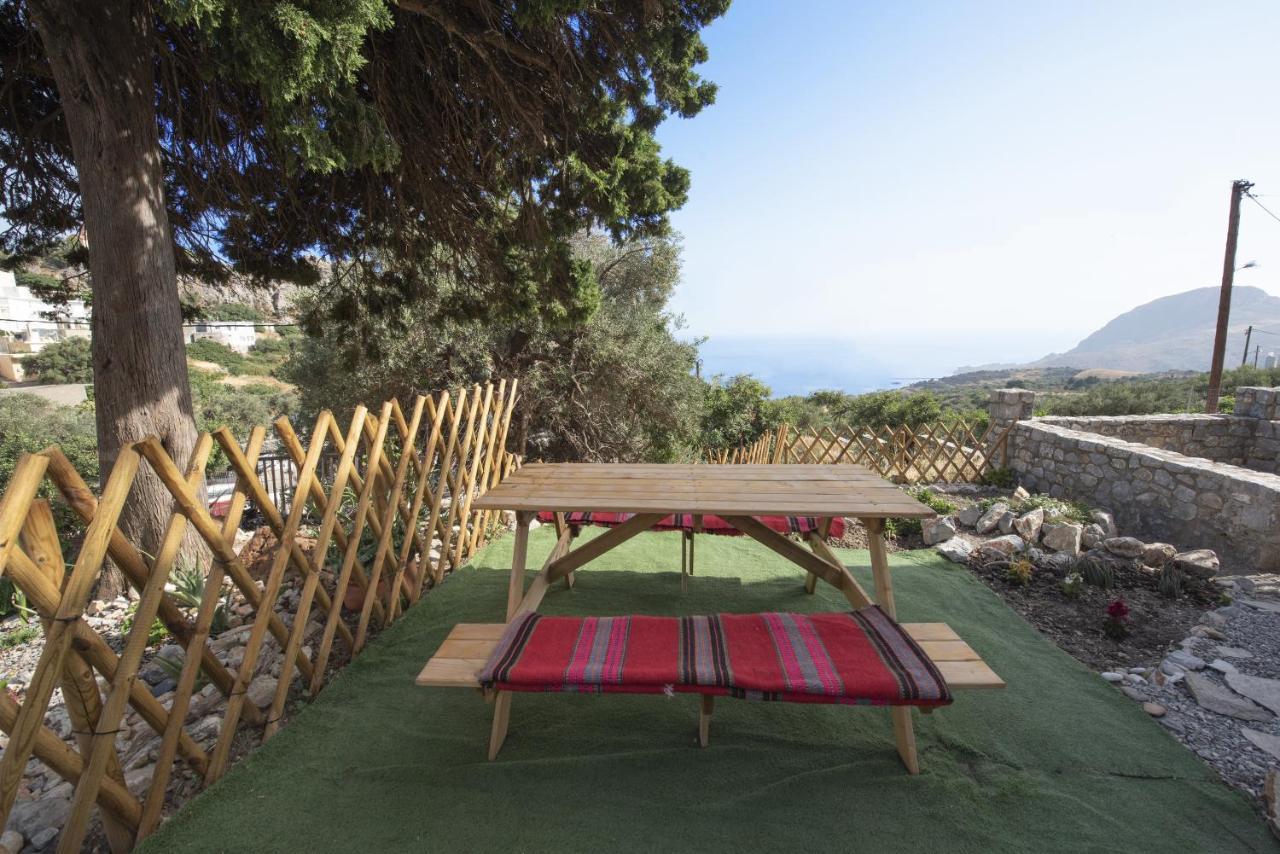 Petasos House - Garden - Sea View Villa Sellia  Bagian luar foto