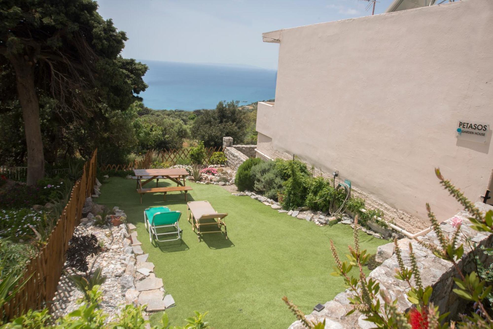 Petasos House - Garden - Sea View Villa Sellia  Bagian luar foto
