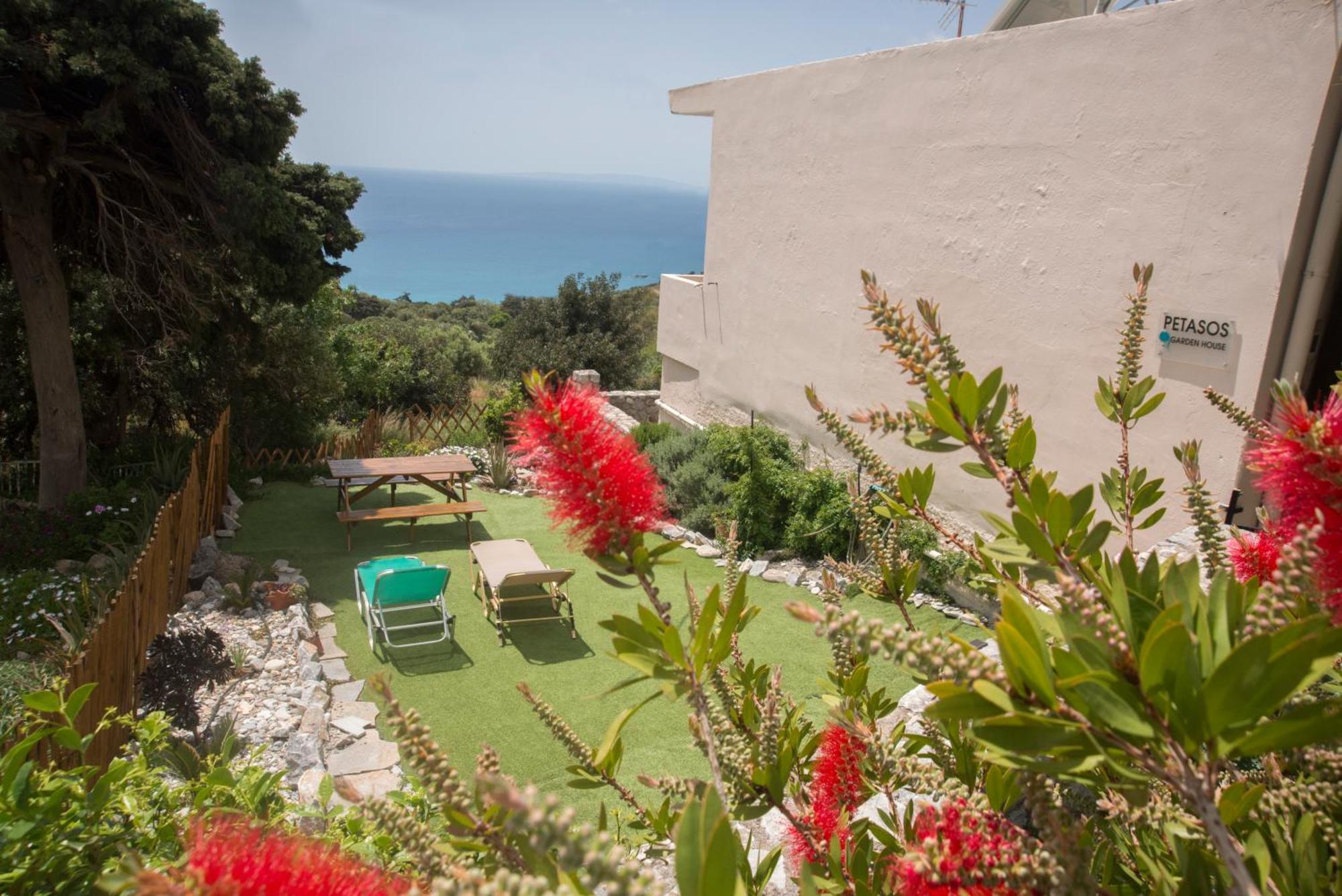 Petasos House - Garden - Sea View Villa Sellia  Bagian luar foto