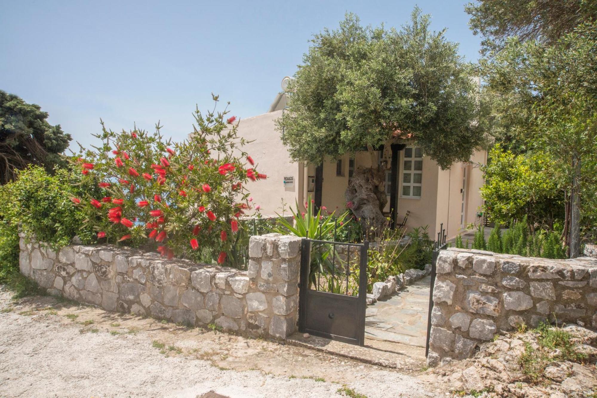 Petasos House - Garden - Sea View Villa Sellia  Bagian luar foto